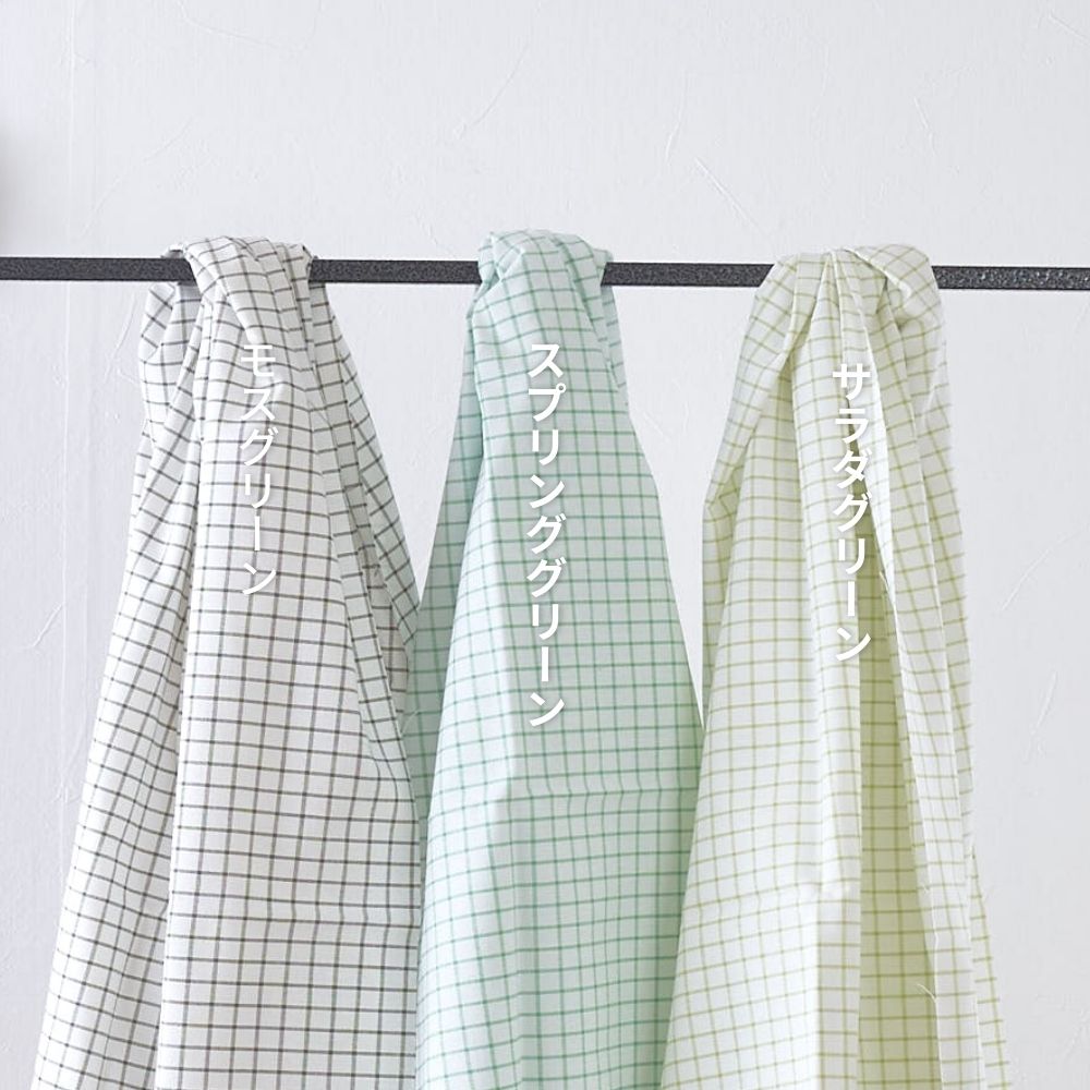綿ポリ ソフトダンガリー ウィンドウチェック