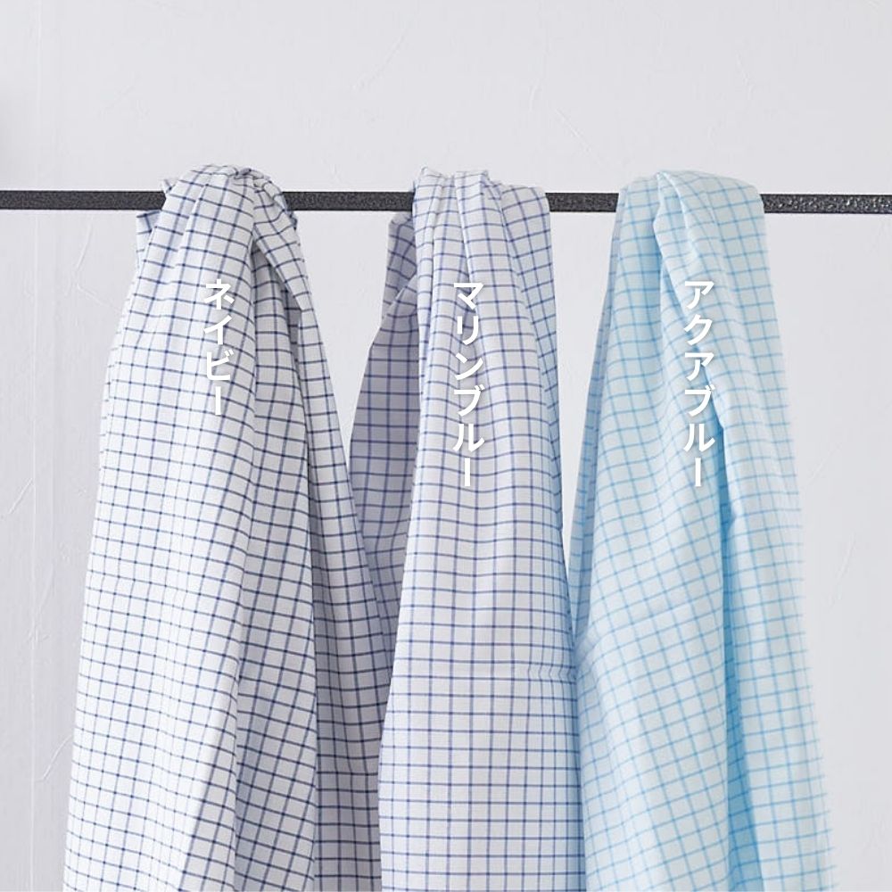 綿ポリ ソフトダンガリー ウィンドウチェック