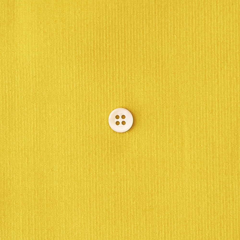 コットン21Wシャツコーデュロイ#CAY クロムイエロー