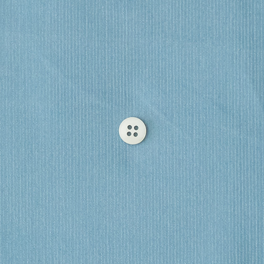 コットン21Wシャツコーデュロイ#HBL ゼニスブルー