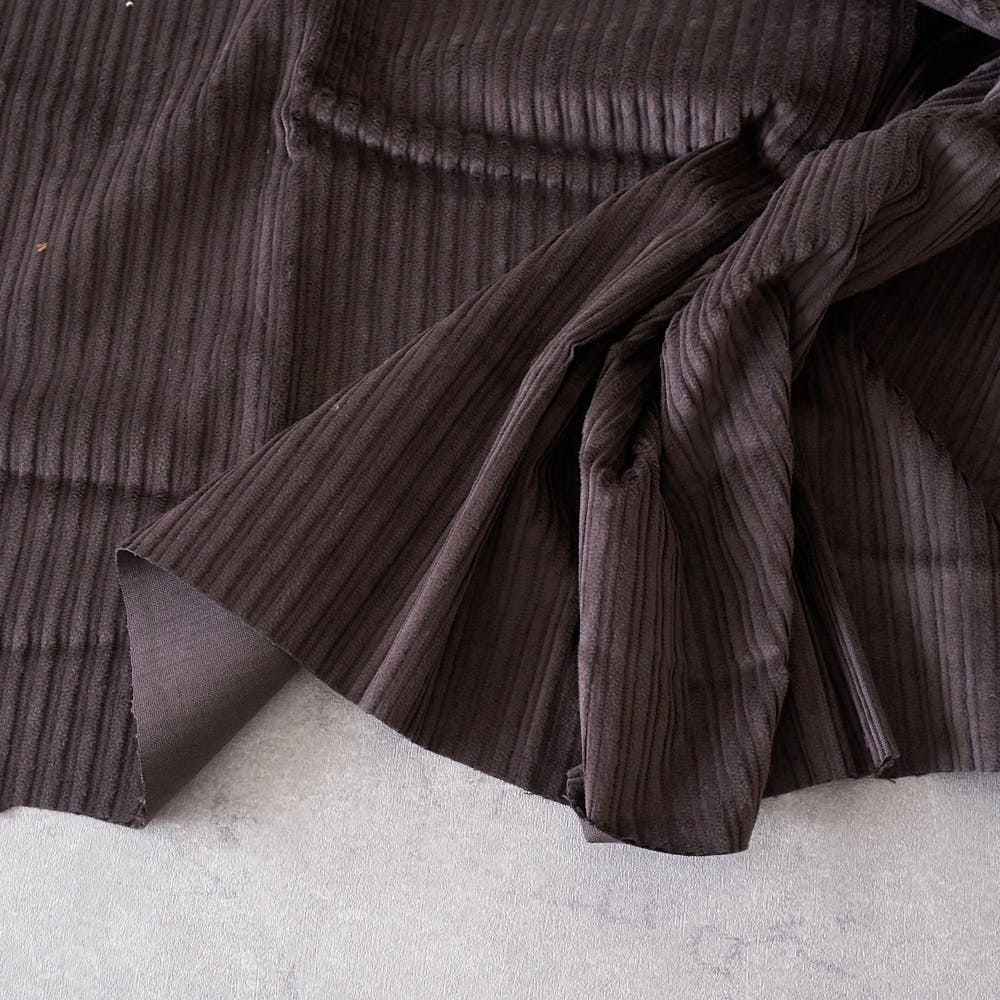 コットンストレッチ親子コーデュロイ#5ビターチョコ