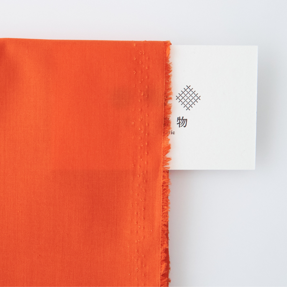 綿ポリブロード#91 オレンジ