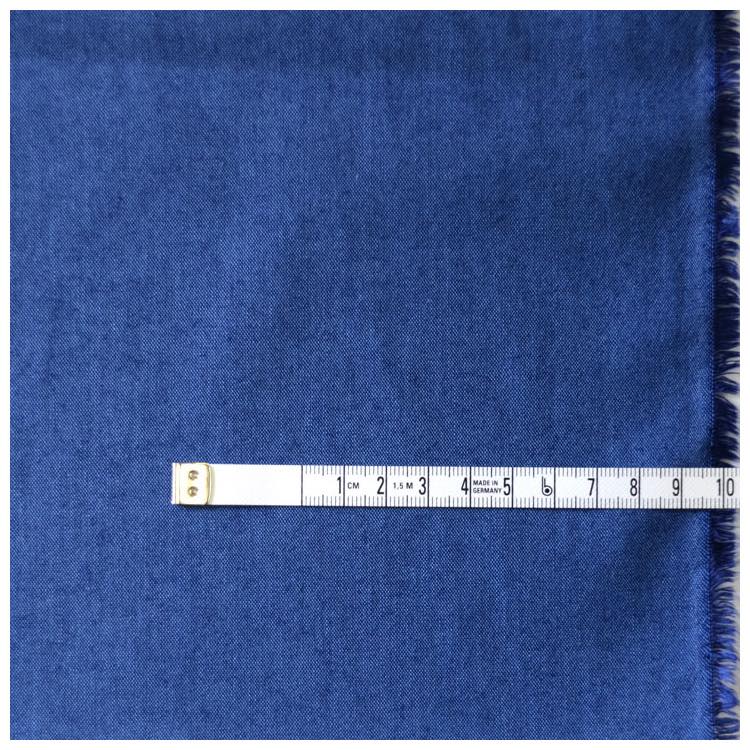 藍染風 綿ポリ ダンガリー