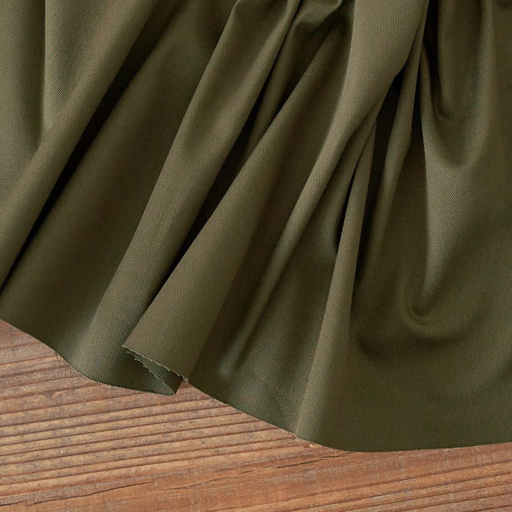 コッ トン ストレッチ チノ#22カーキ