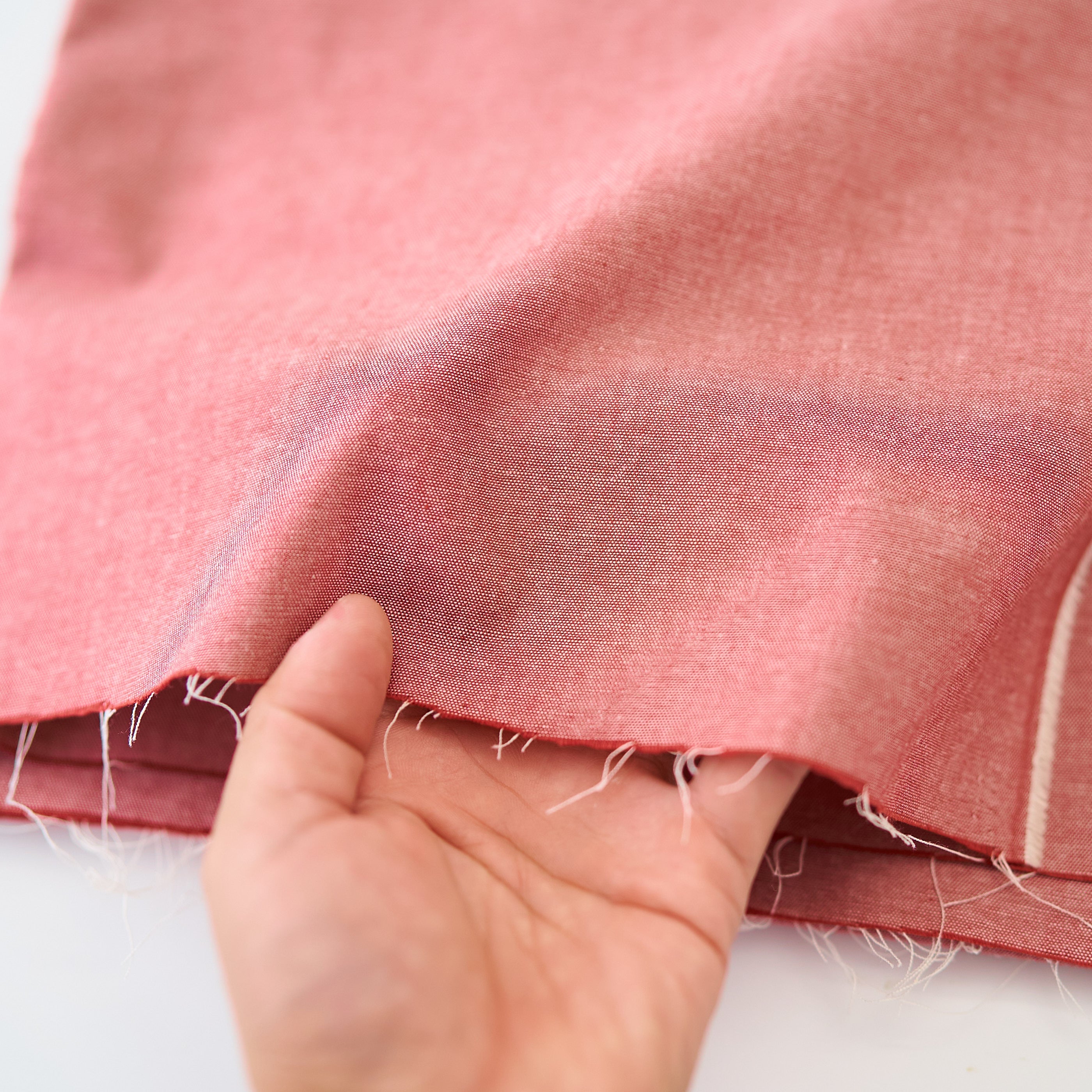 コットンダンガリー無地#Aレッド