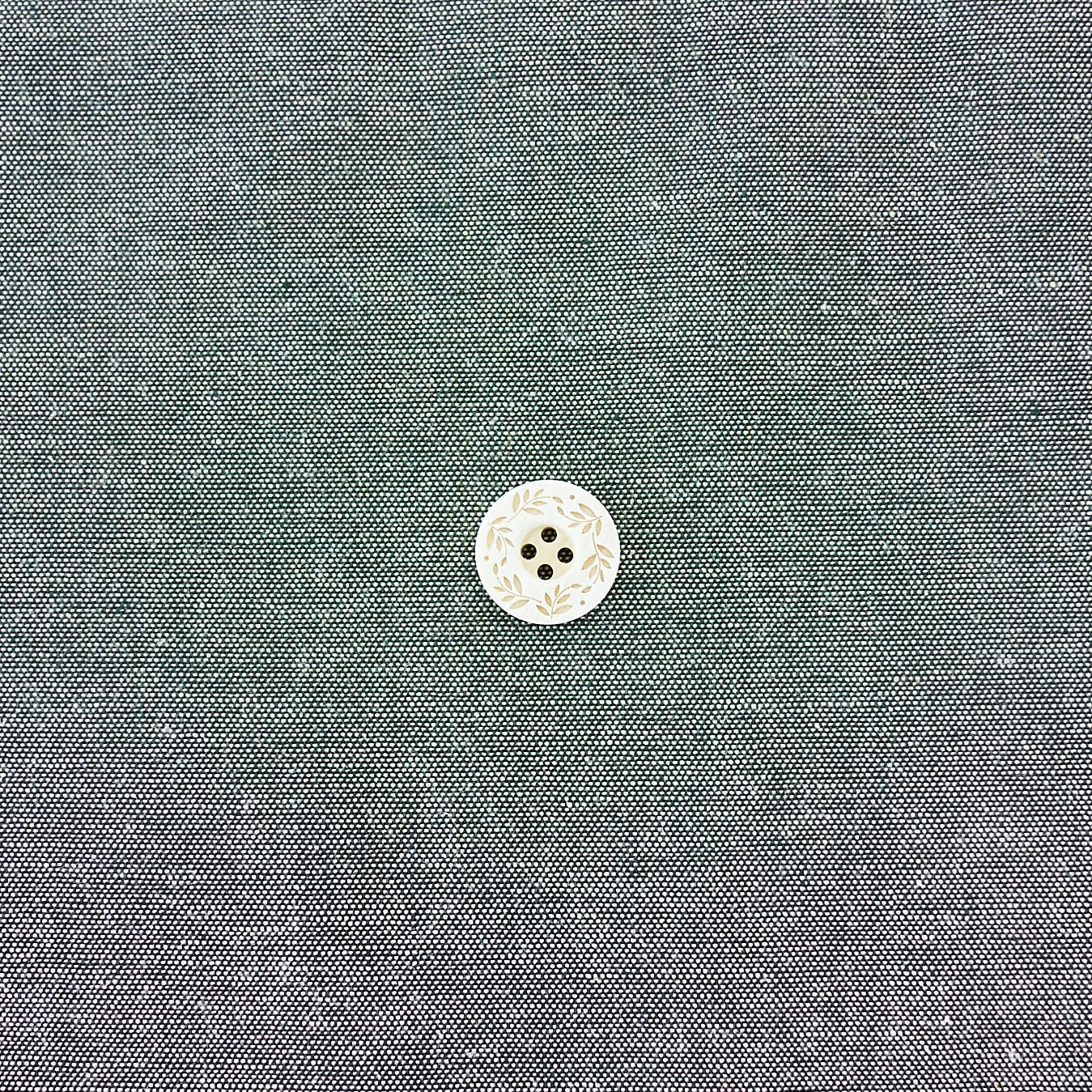 コットンダンガリー無地#Dグリーン