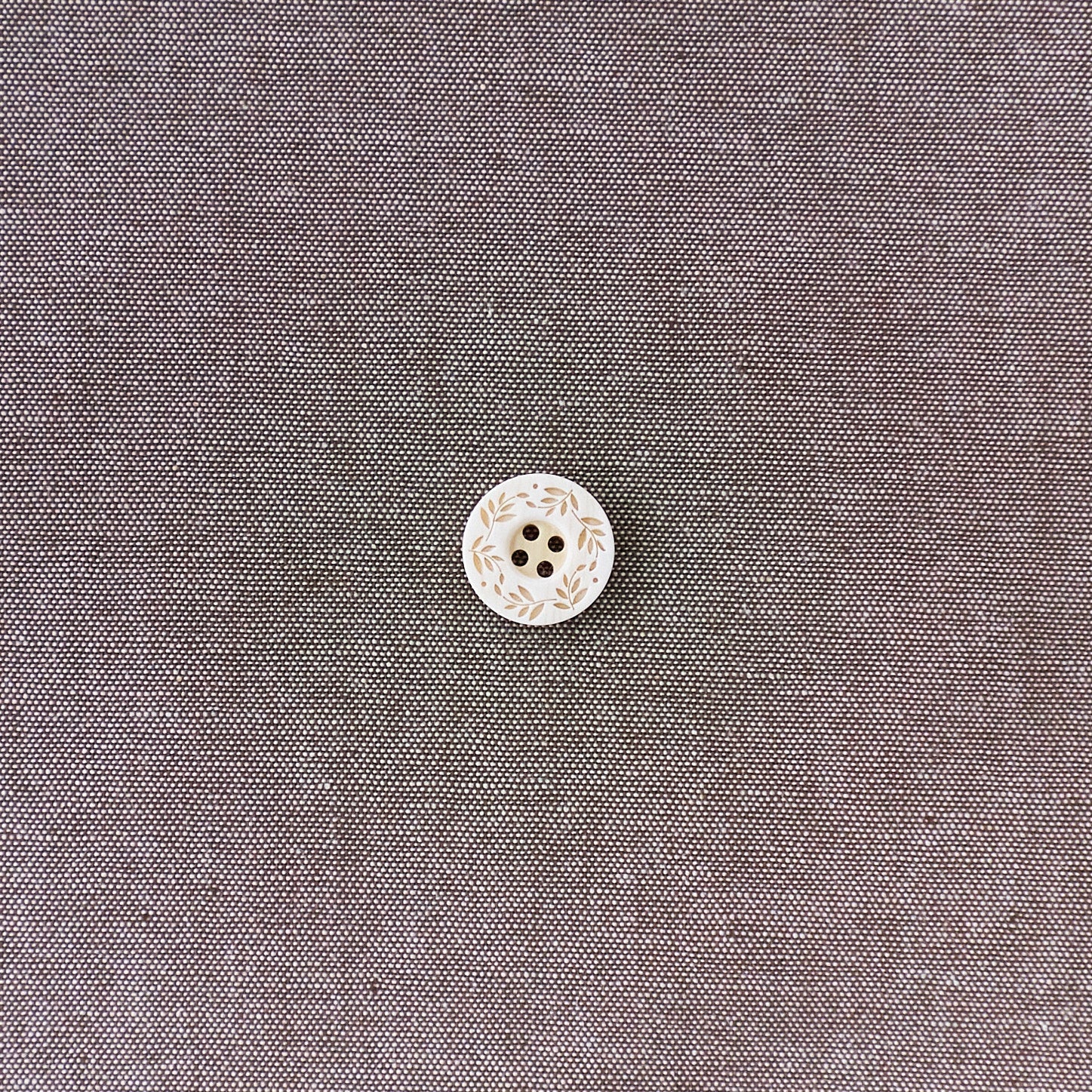 コットンダンガリー無地#Eモカ