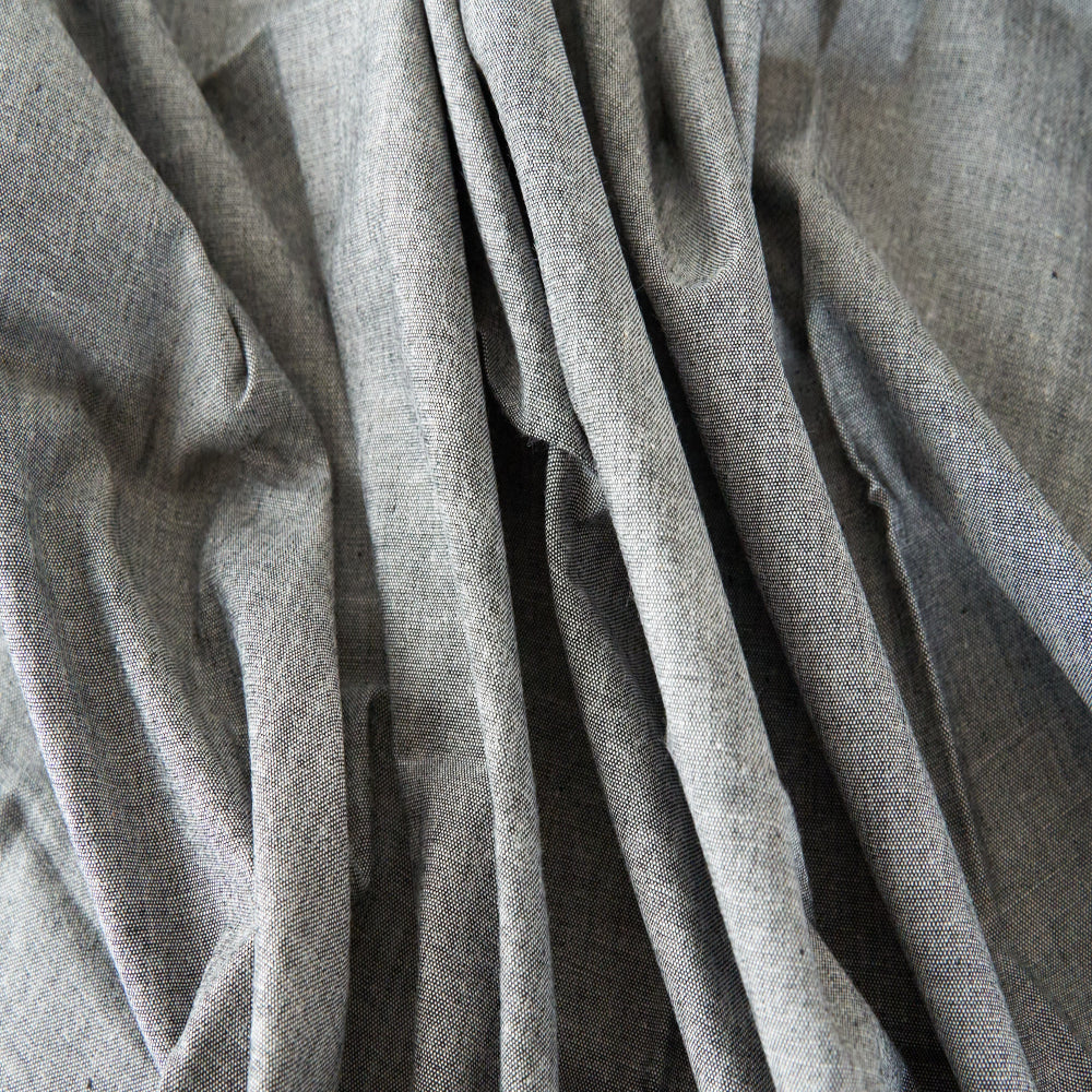 コットンダンガリー無地#Fダークグレー