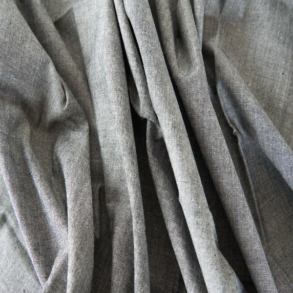 コットンダンガリー無地#Fダークグレー