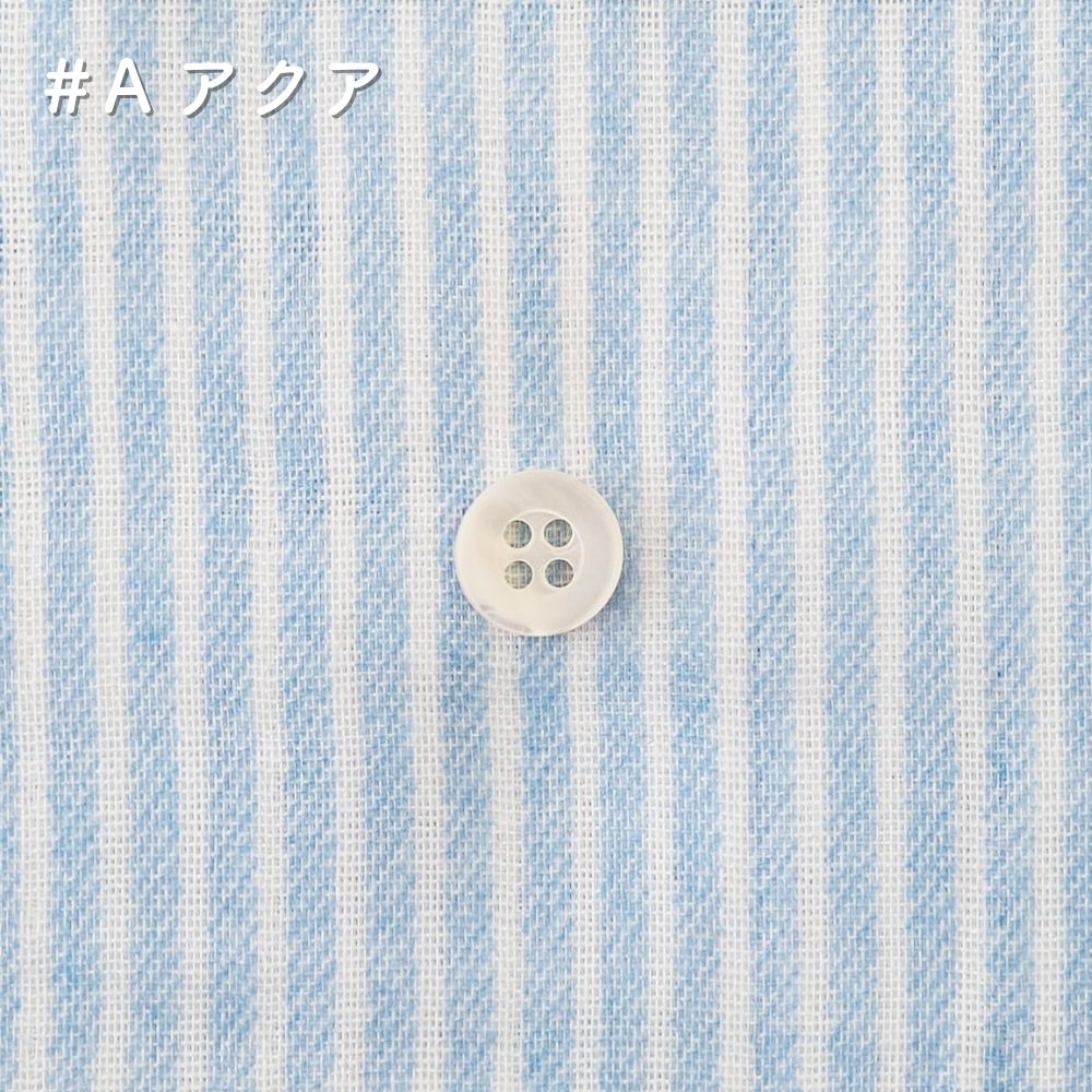 コットン ダブルガーゼ デニム風ストライプ