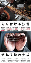播州刃物 水池長弥(Osami Mizuike) 作／弥左衛門（印）／101 手打 糸切りばさみ にぎりはさみ 名入れ不可 画像10