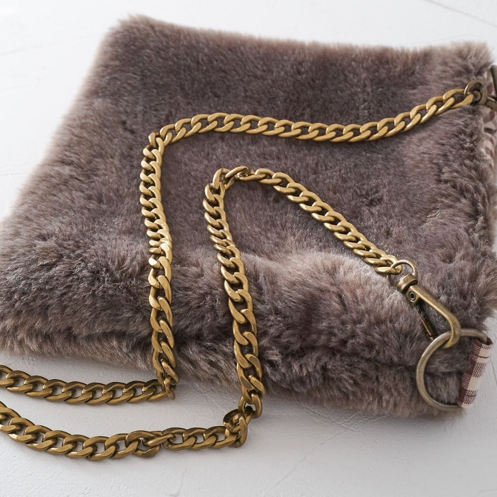 ナスカン付き金属チェーン 120cm