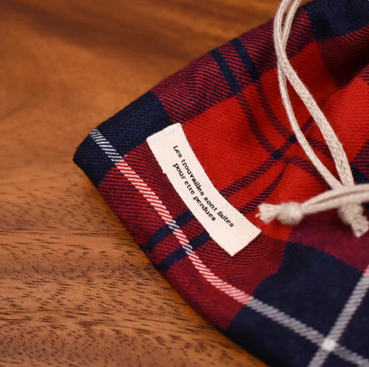 国産コットンタグ coco.chanel 幅13mm 両端1cm折りで1柄45mm　3柄×3セット　