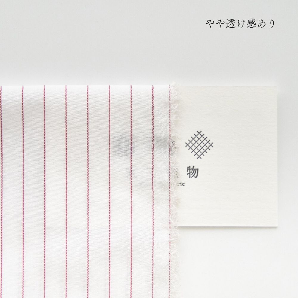 綿ポリブロード ピンストライプ 画像6