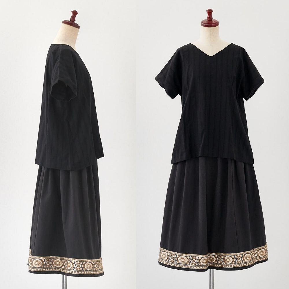 インド刺繍リボン 4color 1柄単位（約11.5cm）で繋げてカット