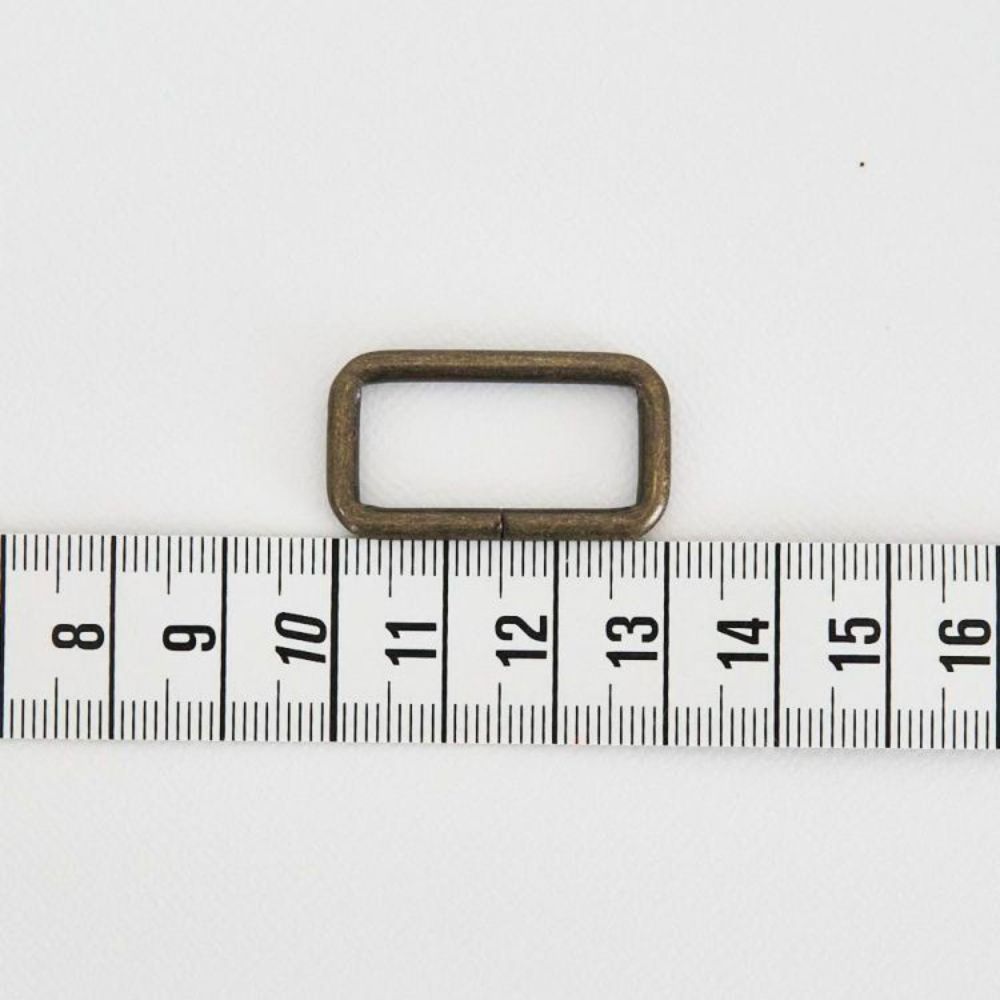 金属 角カン 25mm アンティークゴールド 2個入