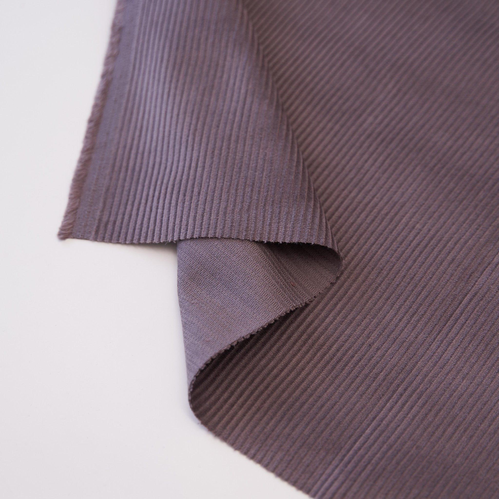 コットン 8W コーデュロイ #c-grey グレイリッシュパープル