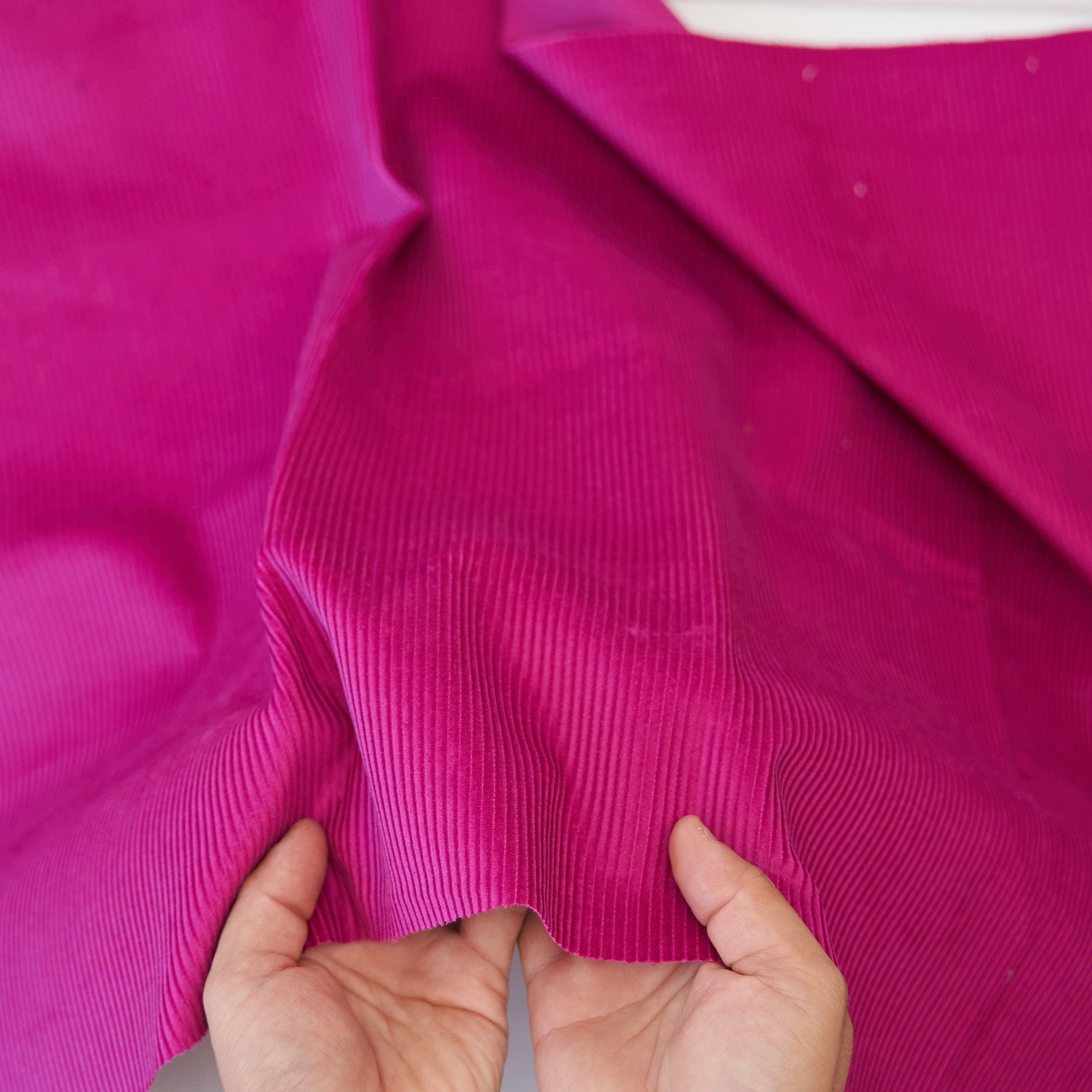 コットン 8W コーデュロイ #fp フューシャピンク