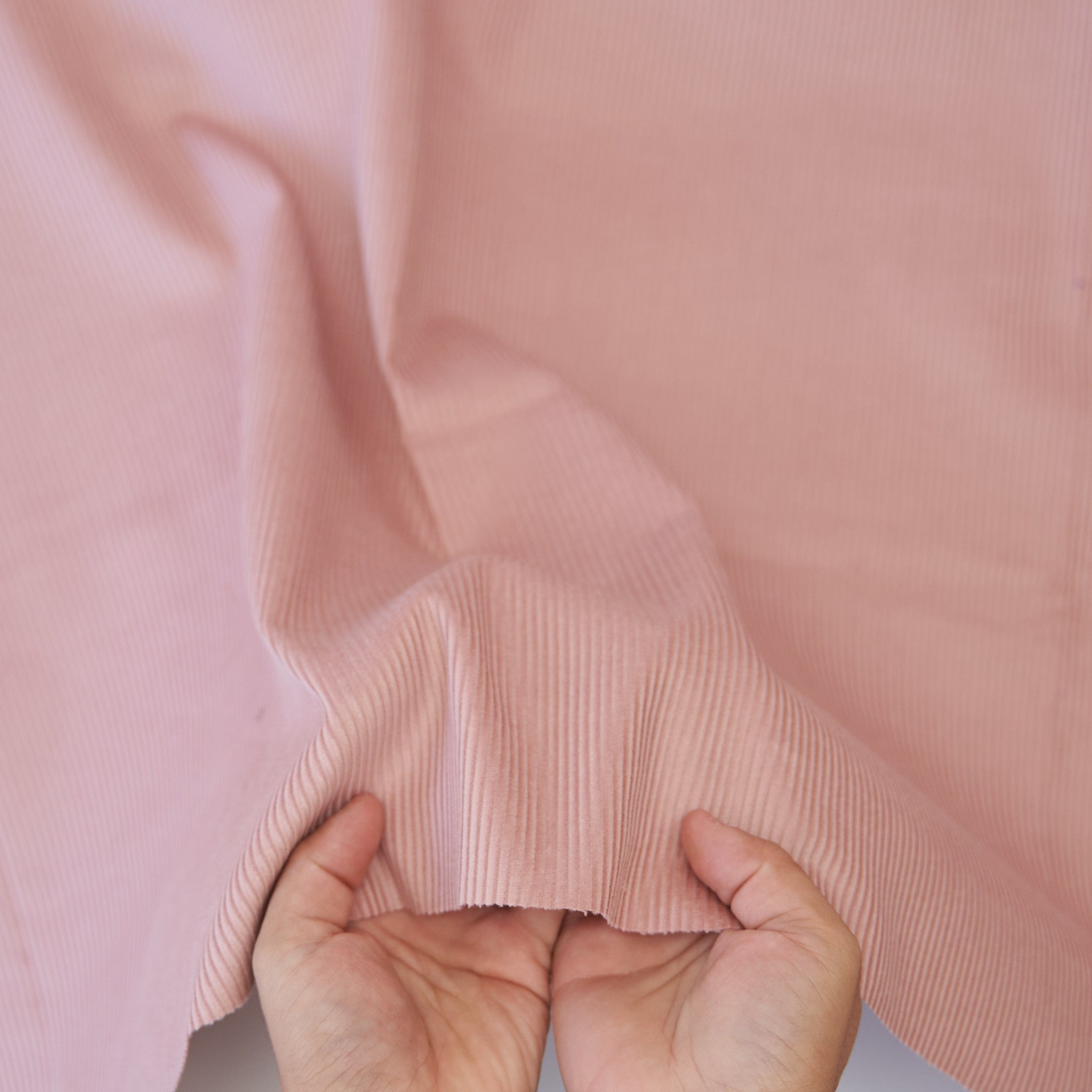 コットン 8W コーデュロイ #lp スモークピンク