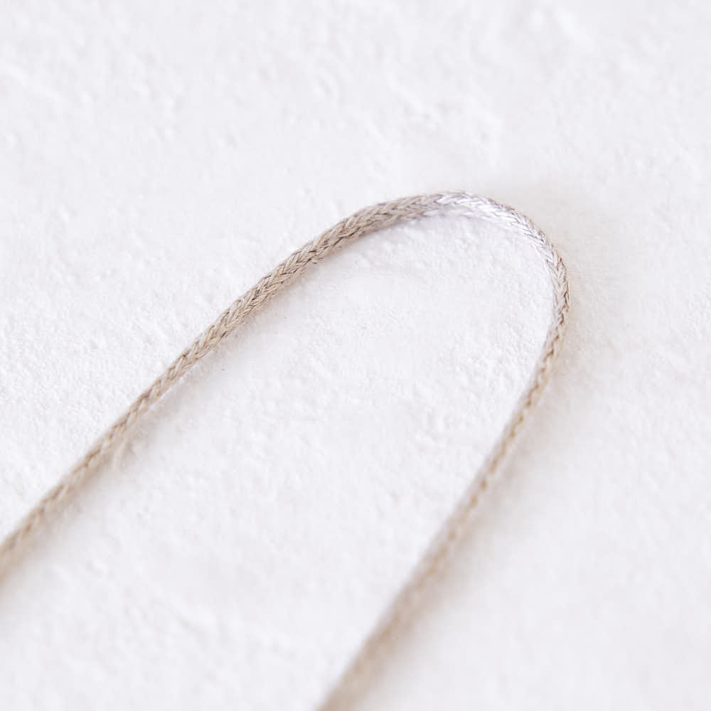 こだわり リネン コード (Mサイズ) 約3mm幅 1m単位オーダーカット