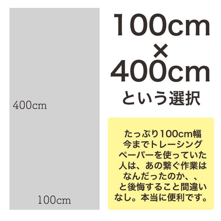 型紙用不織布 4mカット 100cm幅 透けてペンで書けて切りやすい！