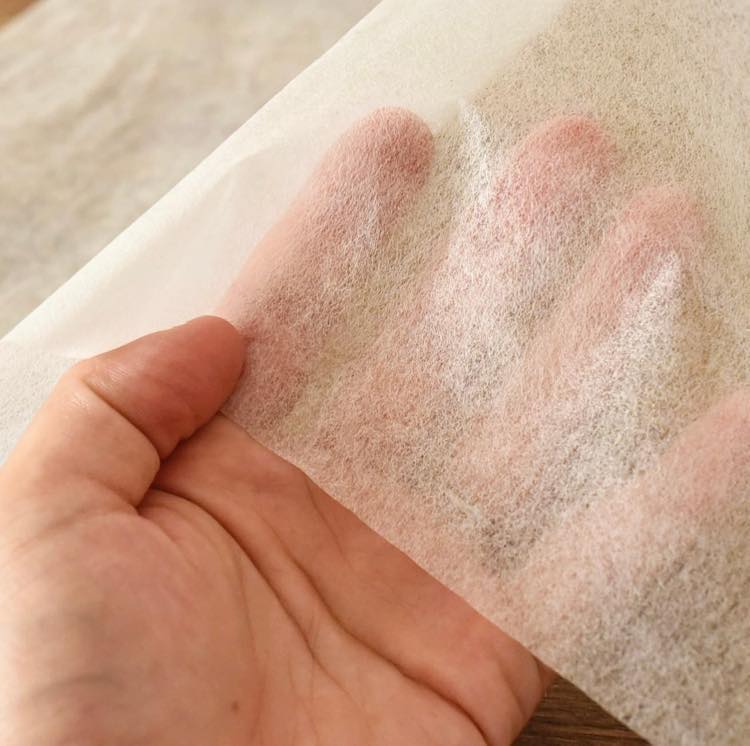 型紙用不織布 4mカット 100cm幅 透けてペンで書けて切りやすい！【商用