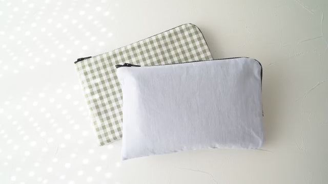 L型ファスナーマルチケース型紙|カード6枚収納 | 生地のマルイシ