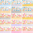 コットンブロード リボンちょうちょ パープル