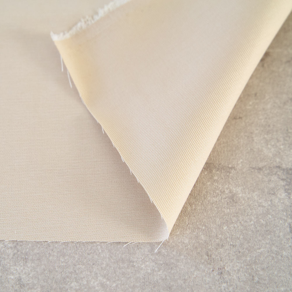 色落ちしない 綿ポリデニム 10オンス相当#カラー_125 ベージュ