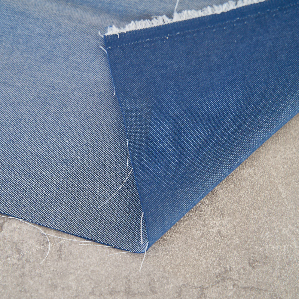 色落ちしない 綿ポリデニム 10オンス相当#カラー_2 海のブルー
