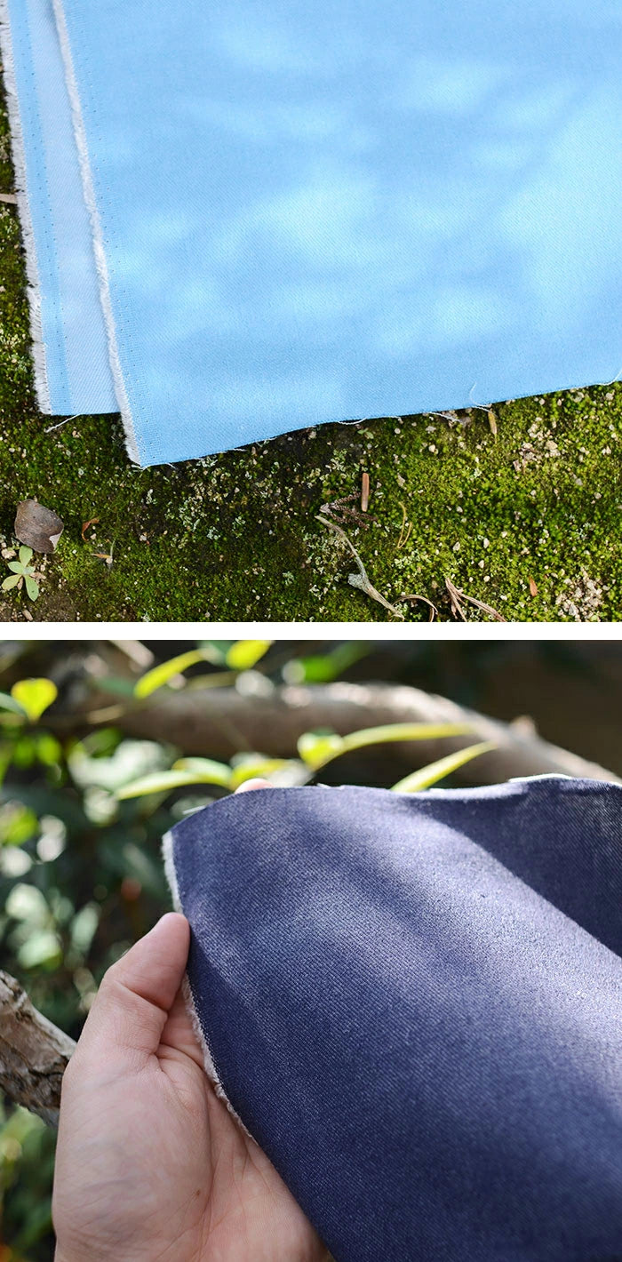 色落ちしない 綿ポリデニム 10オンス相当