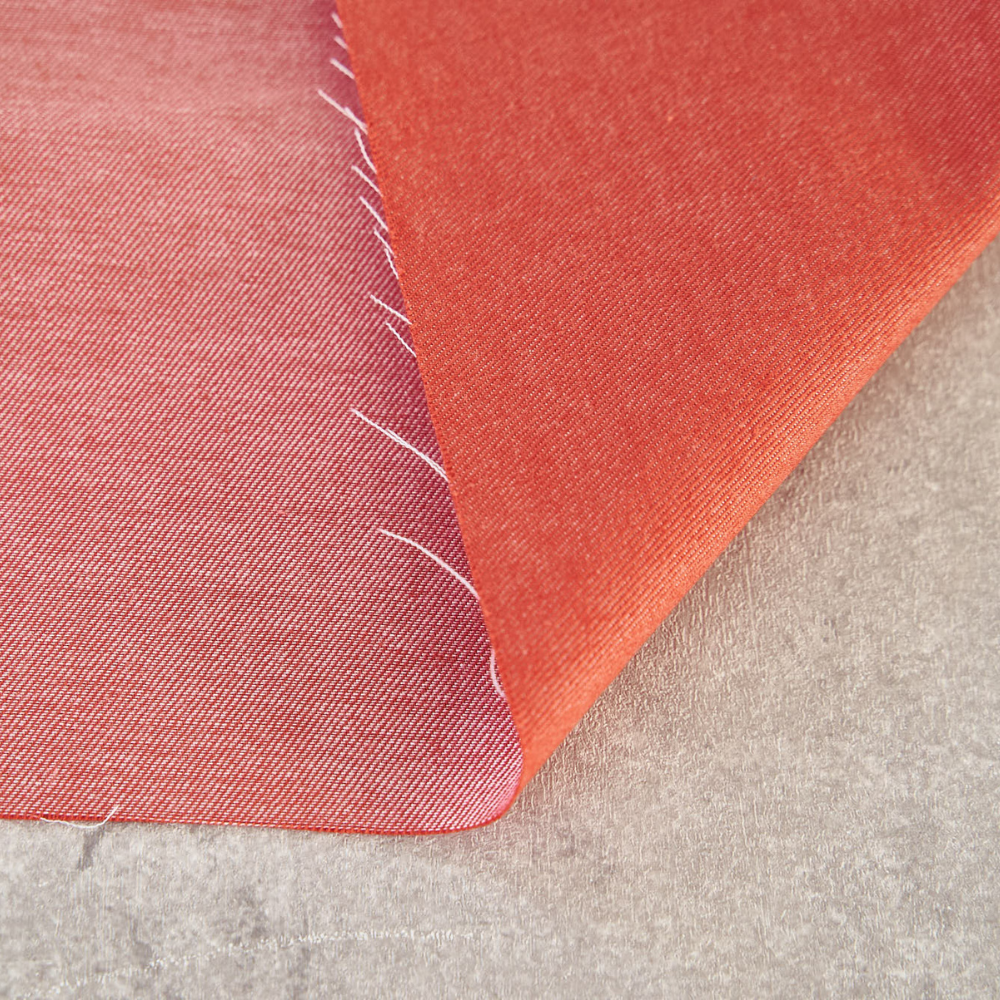 色落ちしない 綿ポリデニム 10オンス相当#カラー_5 レッド