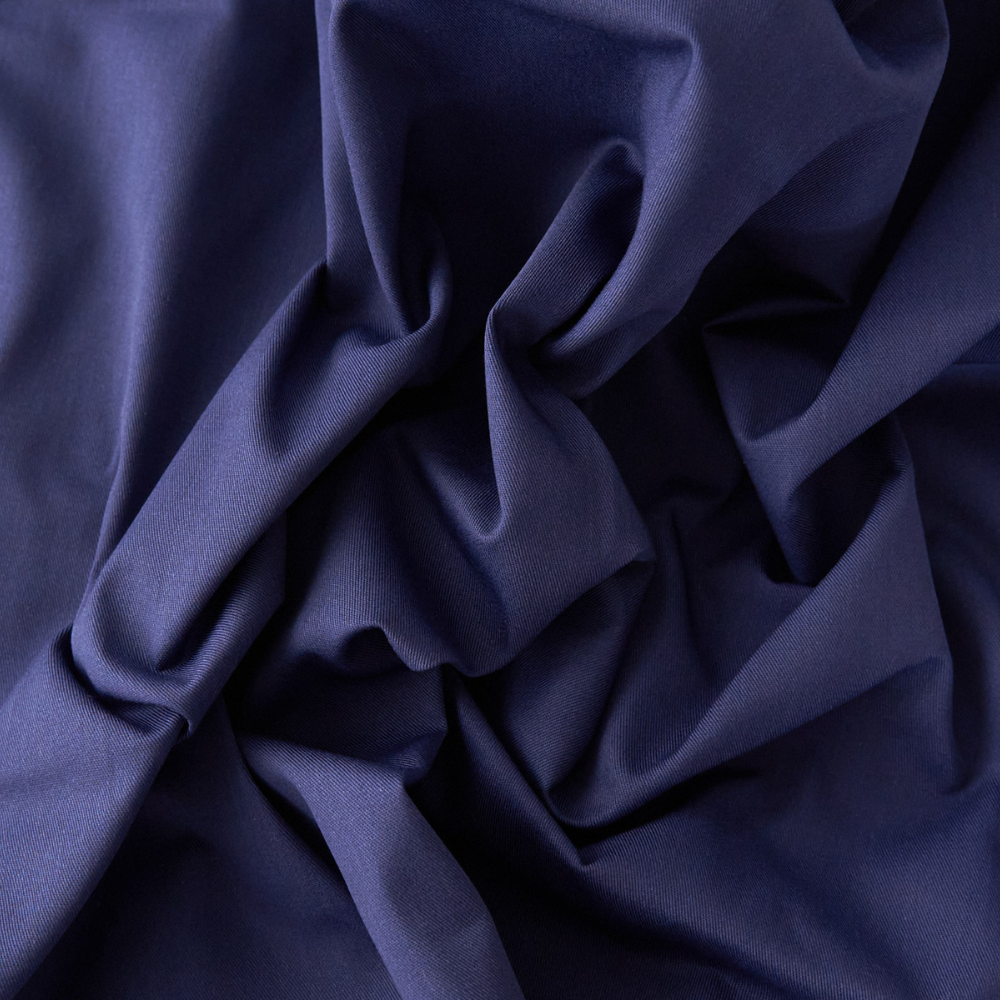 綿ポリ混紡22sツイル#14ネイビー