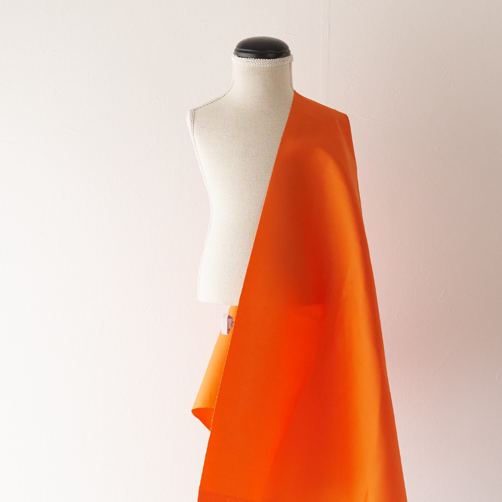 綿ポリ混紡22sツイル#60オレンジ