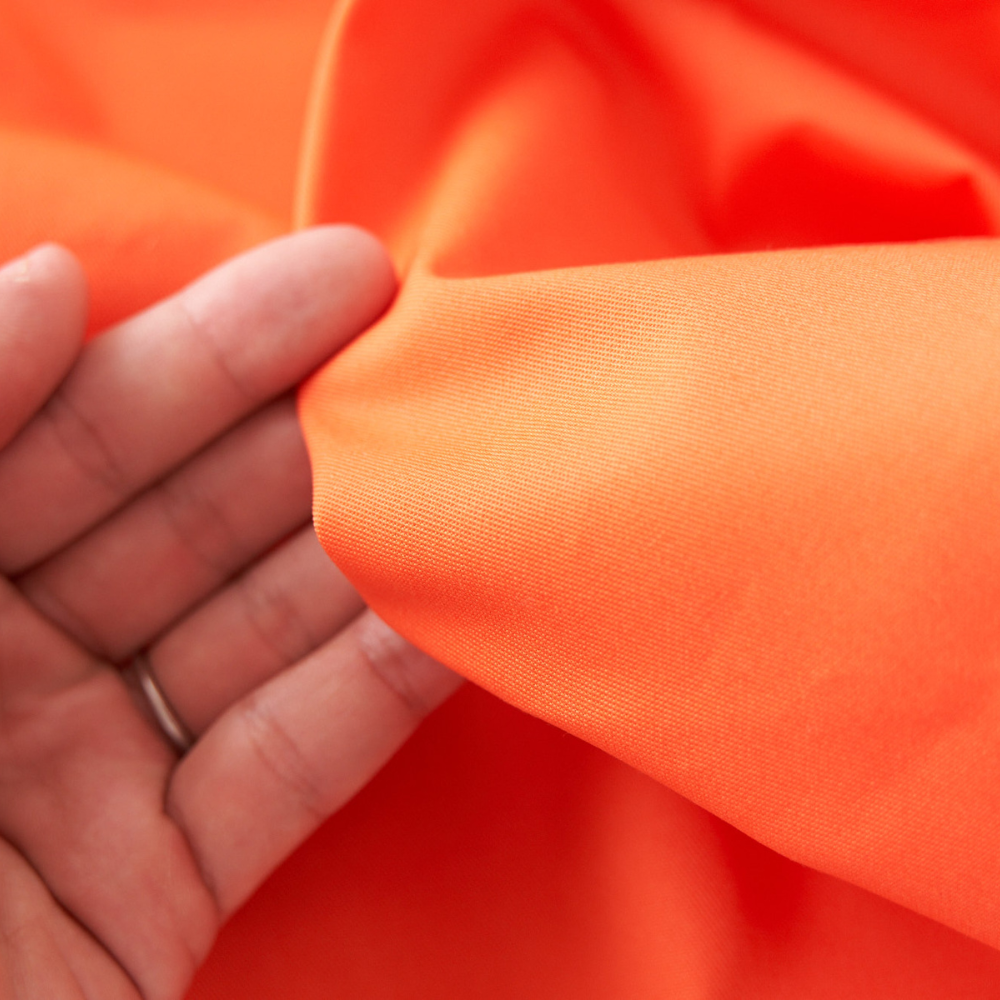 綿ポリ混紡22sツイル#60オレンジ