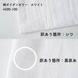 綿ポリダンガリー ホワイト