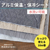 アルミ 保温 保冷 シート ミシンで縫える 120cm幅 10m巻 全3色